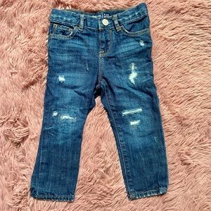 Gap Distressed Girlfriend Jeans